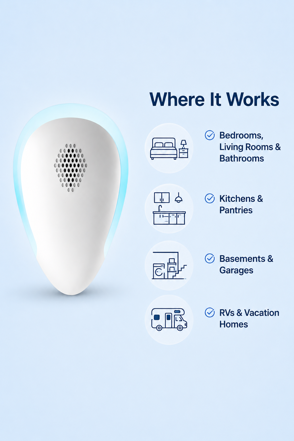 PestGuard™ — Ultrasonic Pest Repeller, Next-Gen Technology